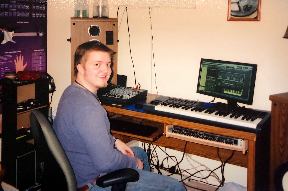 Scott Mathson's first residential recording studio - historical photos